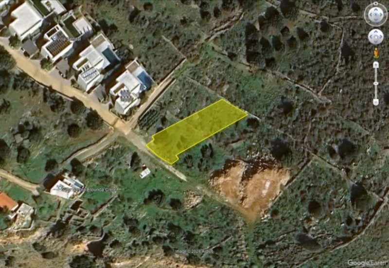 Chavgas bei Schisma Eloundas Kreta, Plaka Elounda: Meerblick-Grundstück mit Baulizenz für 1 Luxusvilla und 2 Apartments Grundstück kaufen